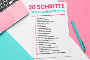 Website erstellen für Anfänger: Unsere Anleitung in 20 Schritten